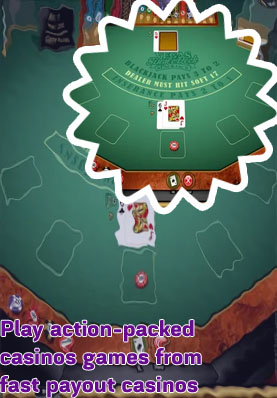 Cash payout casino games