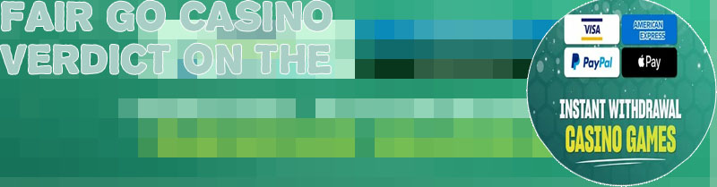 Fair go casino withdrawal review