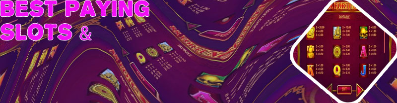 Which online slots payout the most